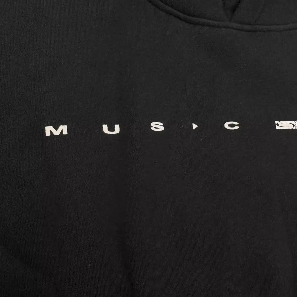 Black Music Box Set Graphic Hoodie