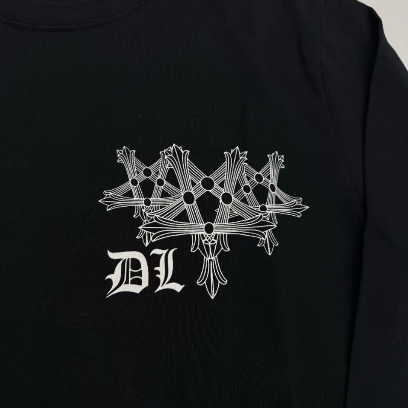 Black Statement Bold Graphic Graphic Tee