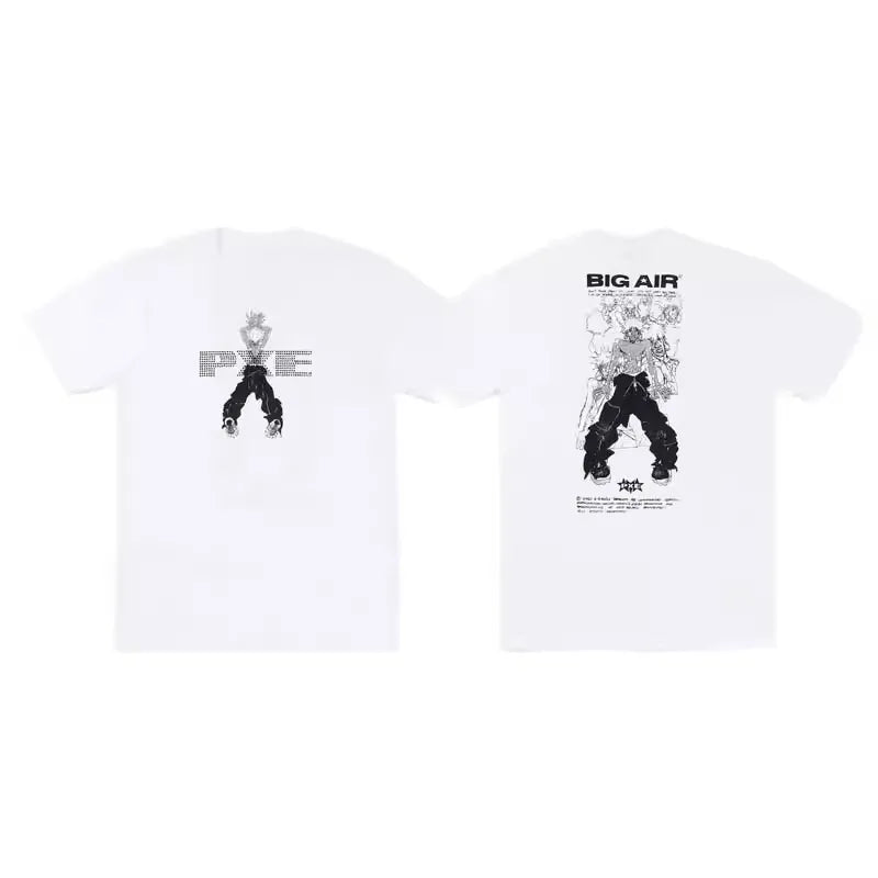 Black Pxe Ecco2k Flesh Graphic Tee