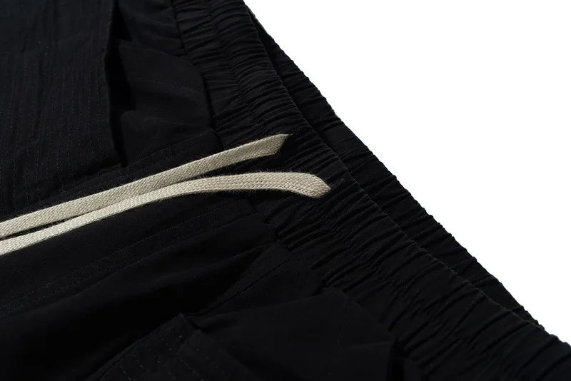 Black Tactical Bold Artwork Cargo Pants