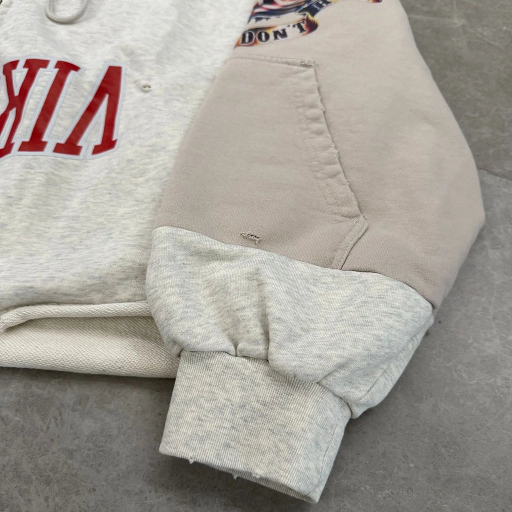 Beige Virginia Graphic Hoodie