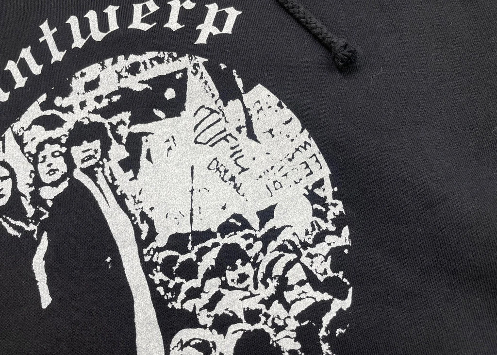 Black Antwerp Archive Redux Graphic Hoodie