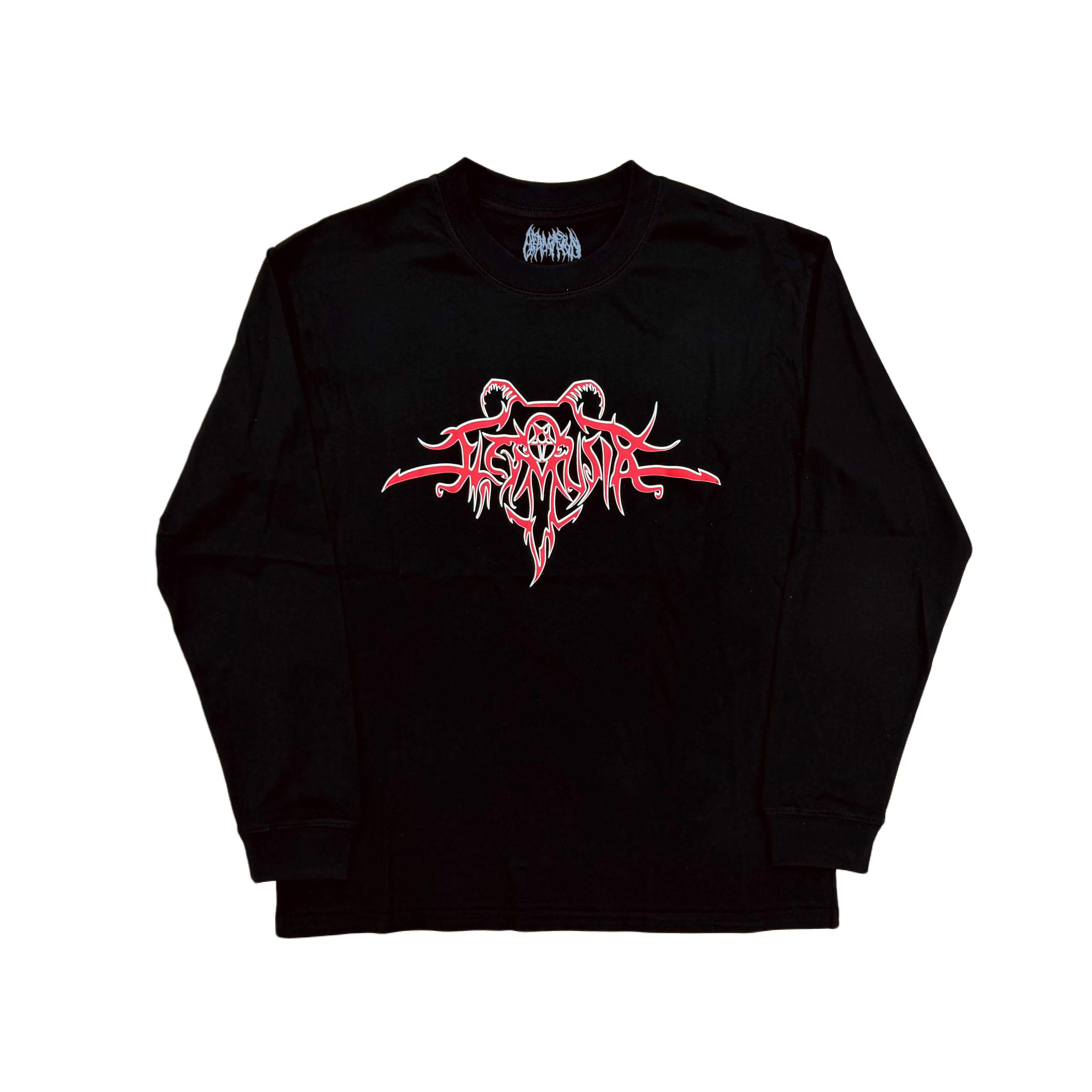 Flex Musix Red Long-Sleeve Graphic Tee