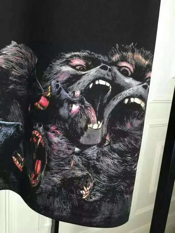 White Punk Dog Being Graphic Tee
