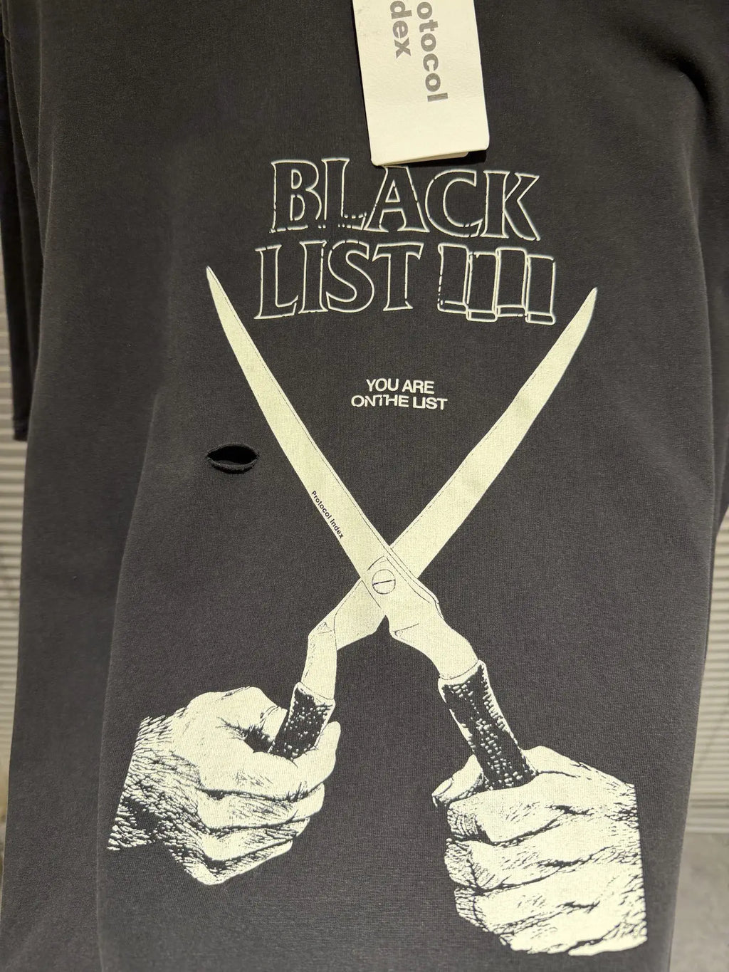 Black Scissors Graphic Tee