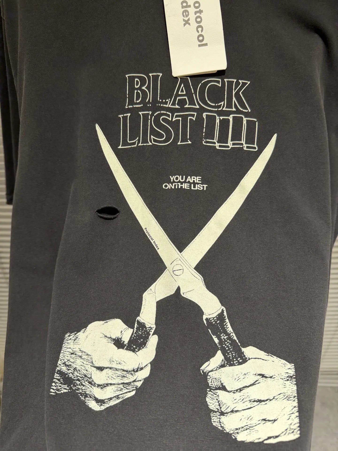 Black Scissors Graphic Tee