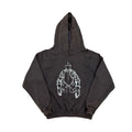 Charcoal Knight Graphic Zip Hoodie
