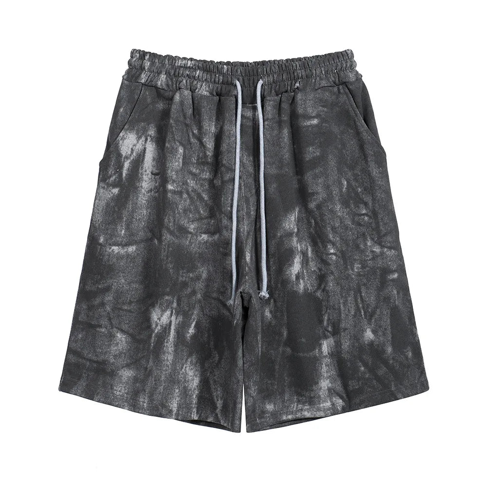 Charcoal Statement Graphic Shorts