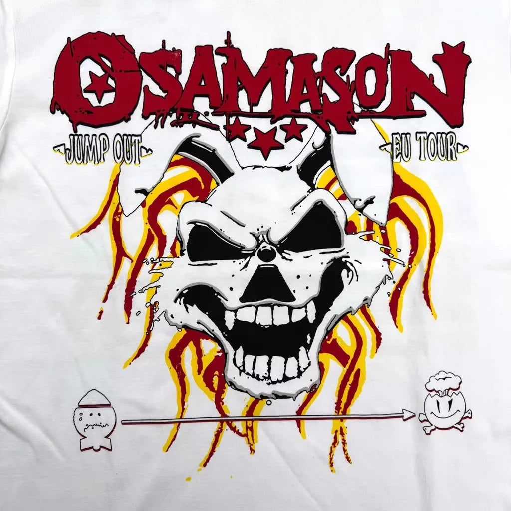 White Skull Graphic Tee