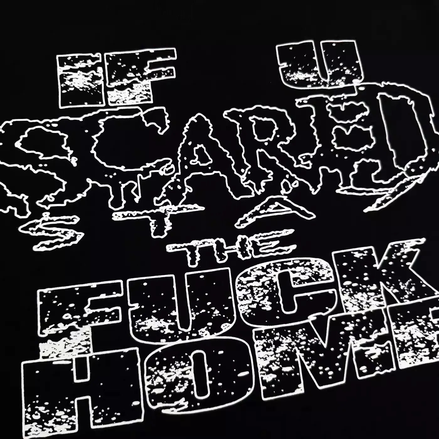 Black Chaos Scared Graphic Tee