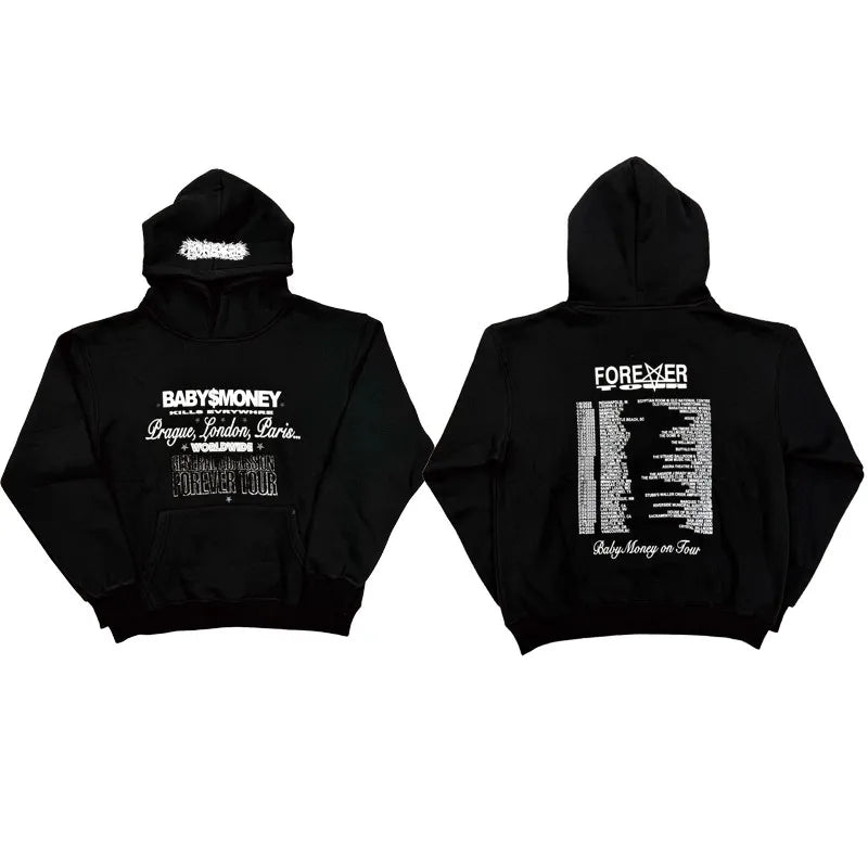 Black Baby Forever Graphic Hoodie
