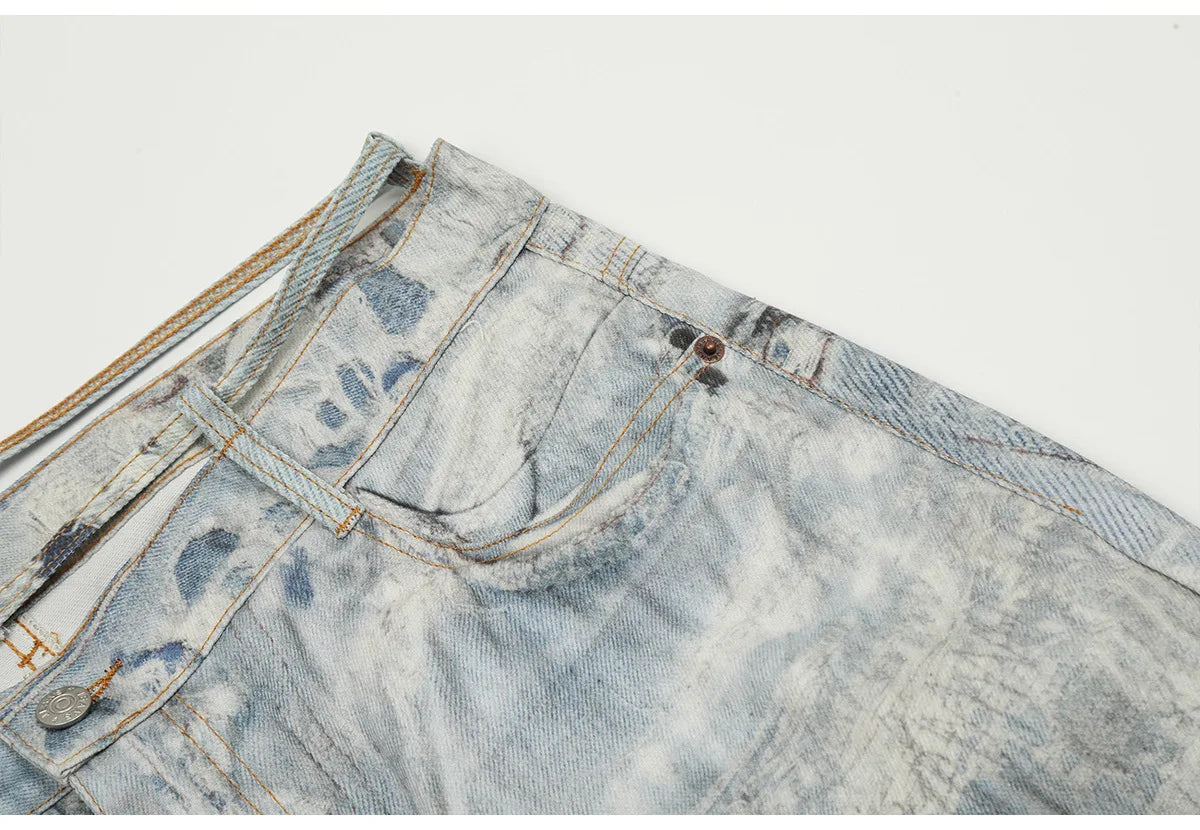 Beige Ink Anniversary Straight-Leg Jeans