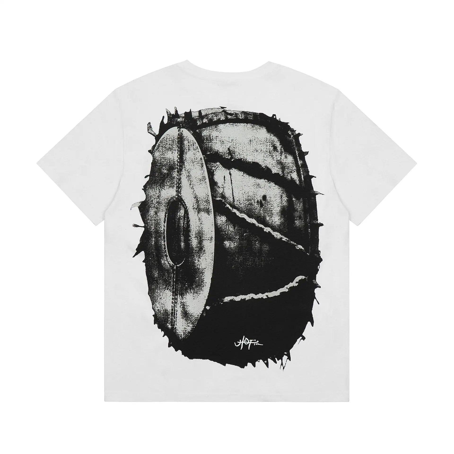 Beige Statement Graphic Tee