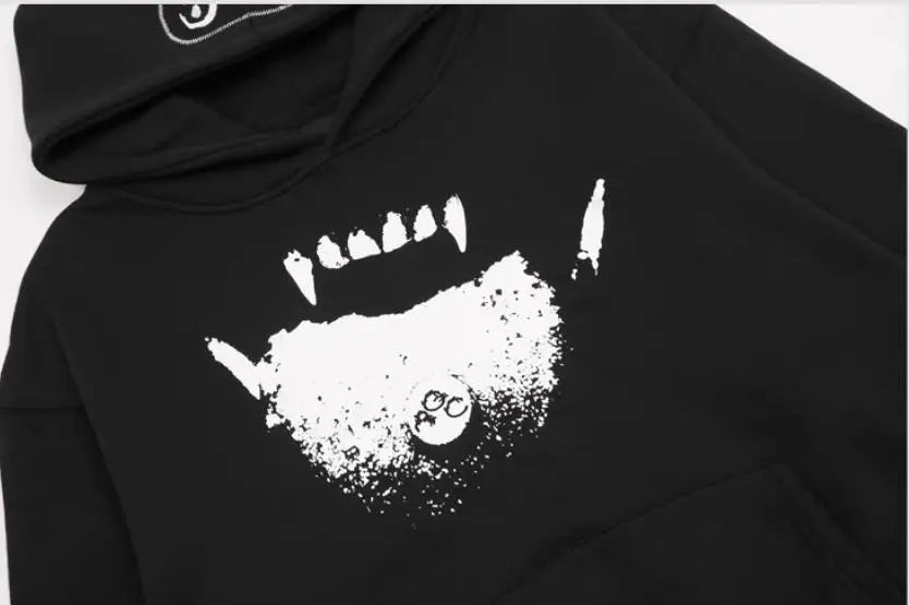 Black Vamp Graphic Hoodie