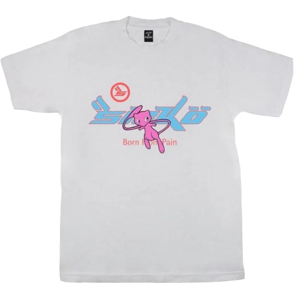 White Foaming Born Pain Graphic Tee
