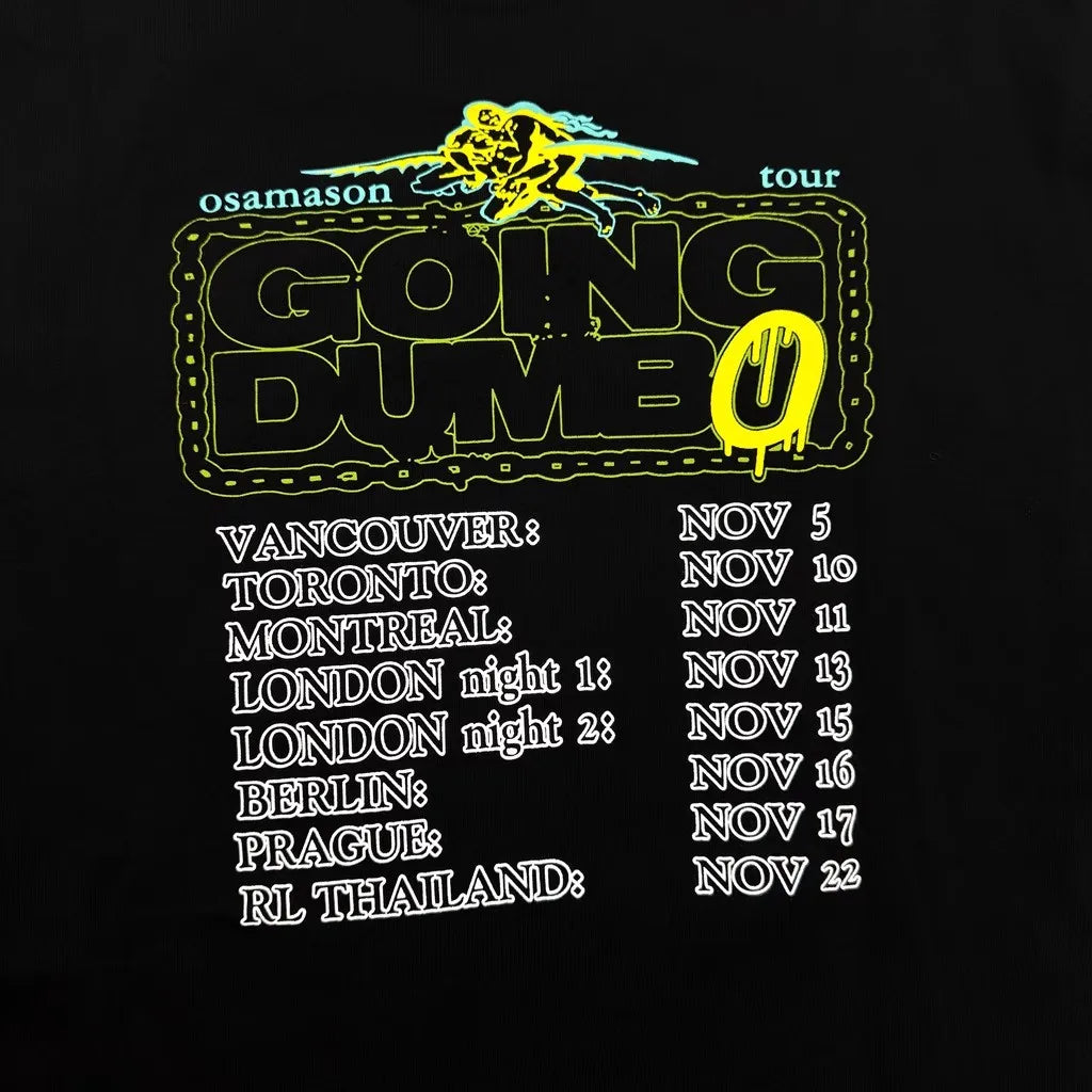 Black Jump Out Human Graphic Tee