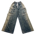 Charcoal Statement Straight-Leg Jeans