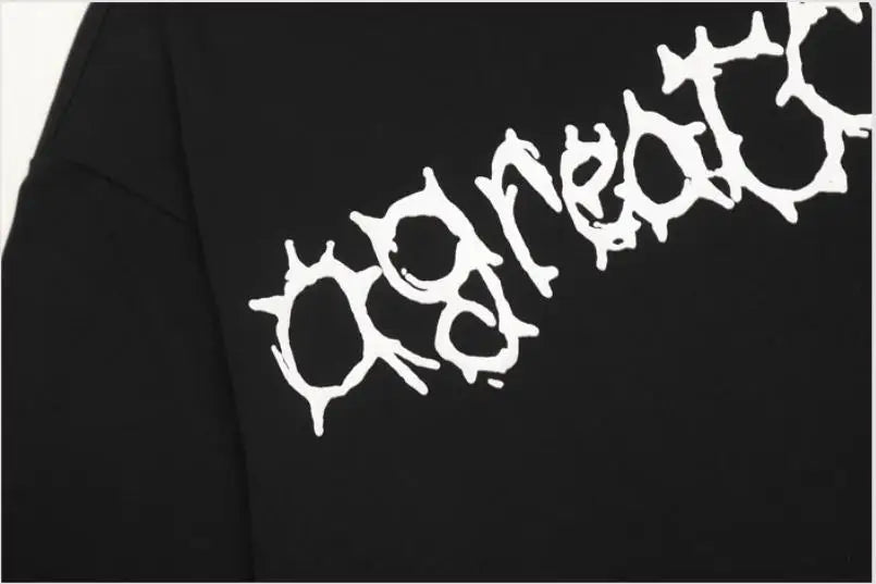 Black Statement Retro Graphic Graphic Tee