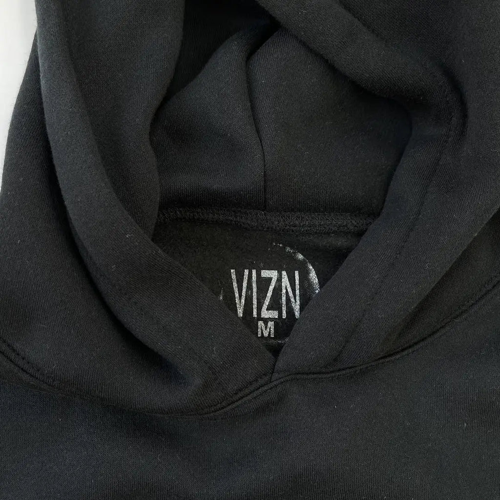 White Statement Graphic Hoodie