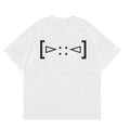 Black Skull Bold Print Graphic Tee