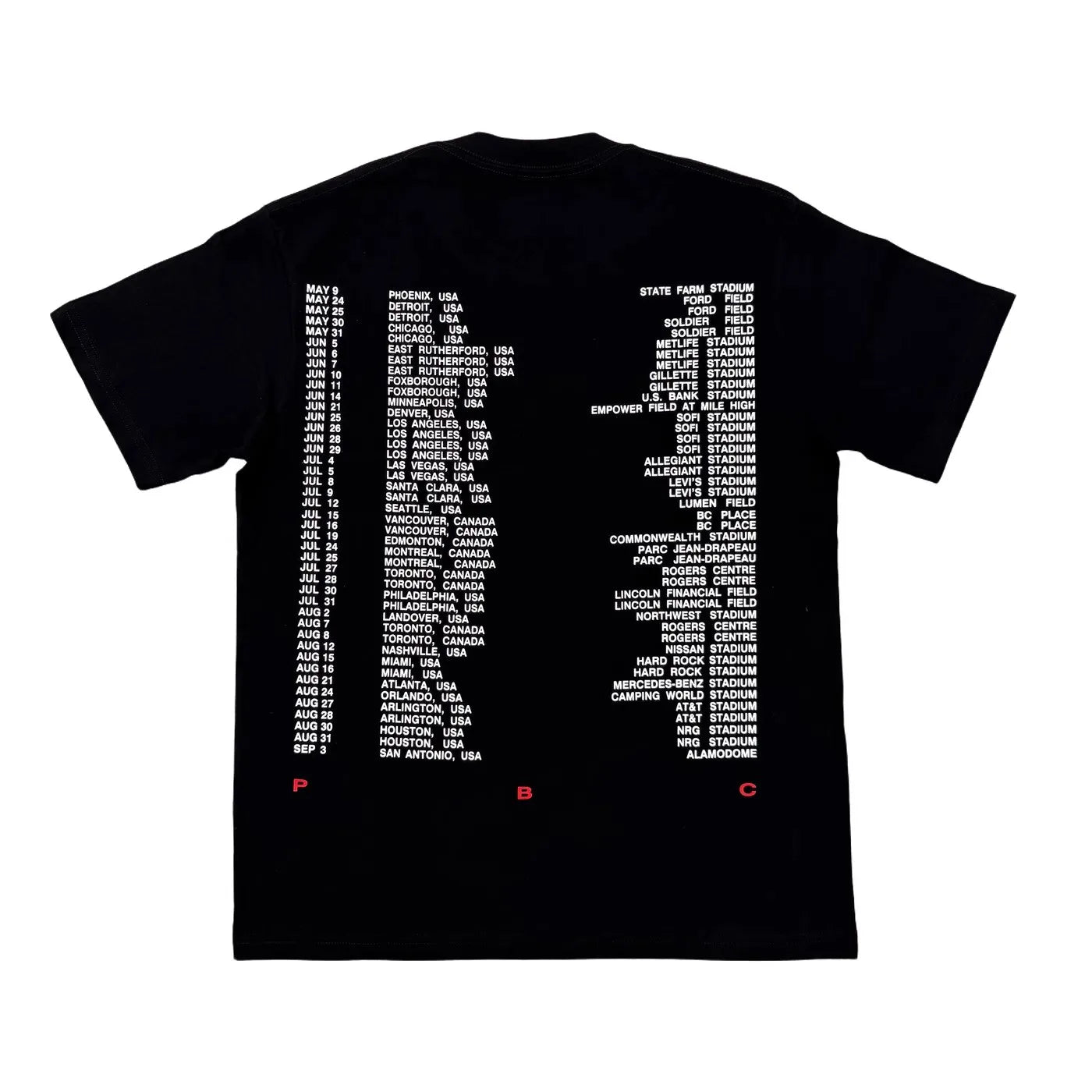 Black Music Bold Print Graphic Tee