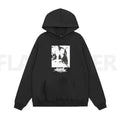 Black Statement Bold Artwork Graphic Hoodie