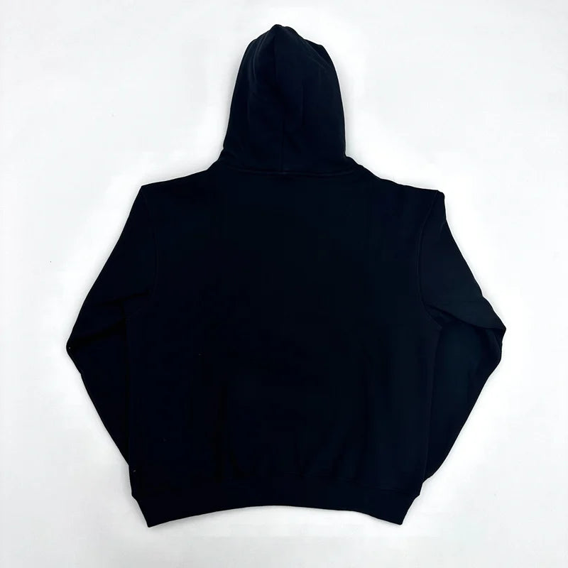 Black Mugshot Finger Lonely Graphic Hoodie