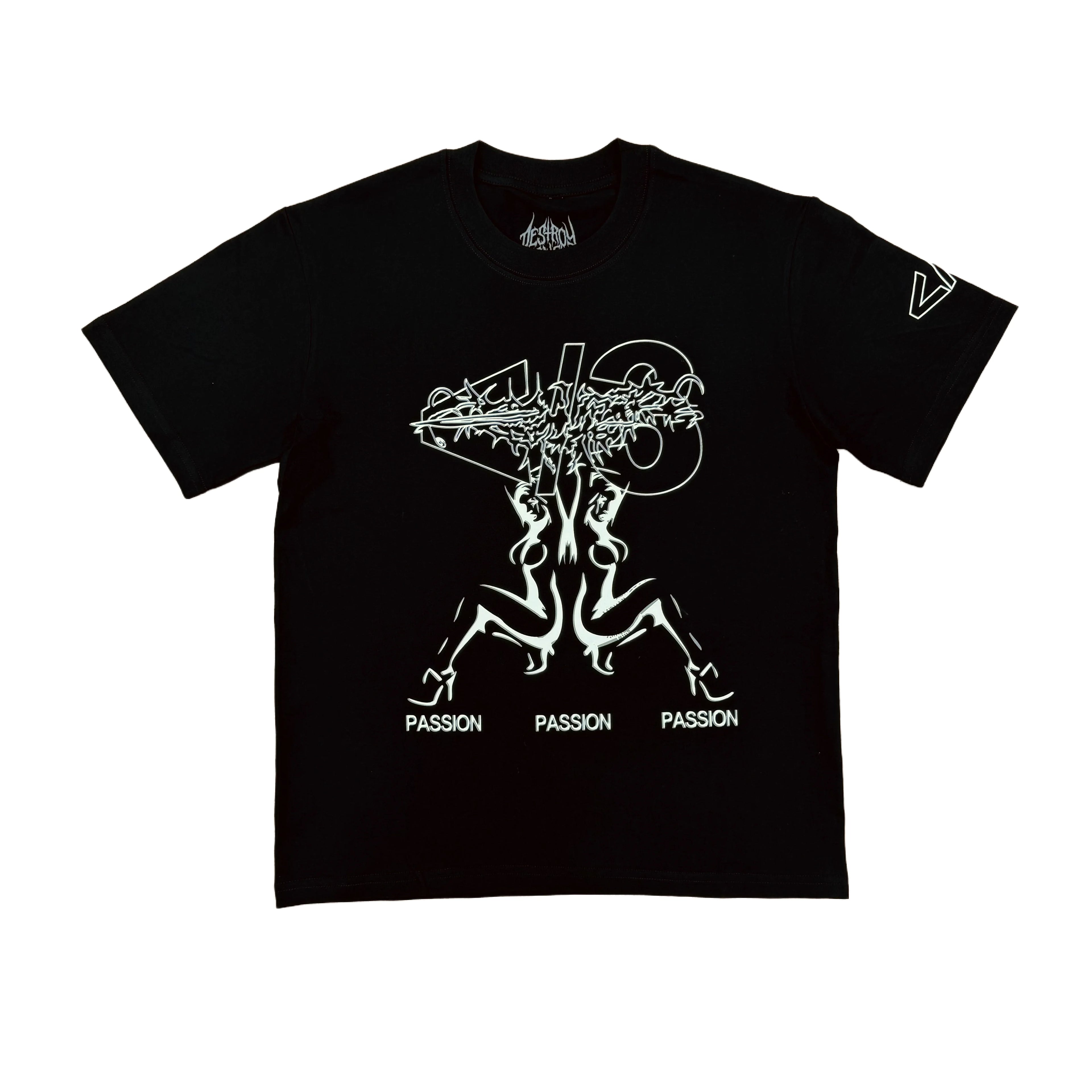 Black Lonely Passion Graphic Tee