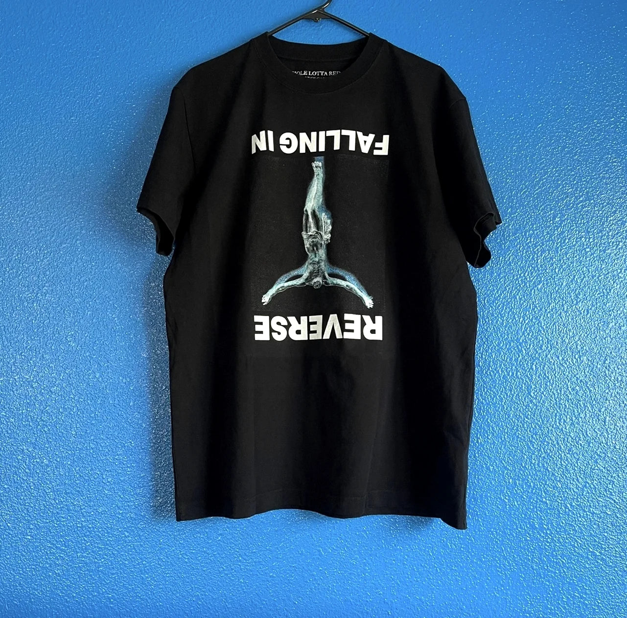 Black Falling Graphic Tee