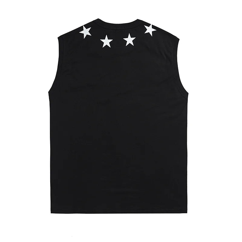 Black Doberman Dog Star Graphic Tank