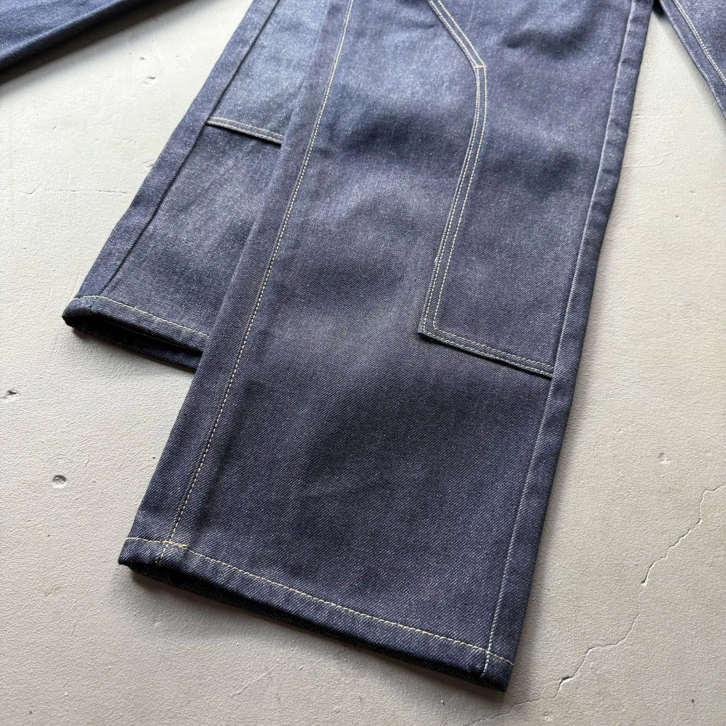 White Statement Straight-Leg Jeans