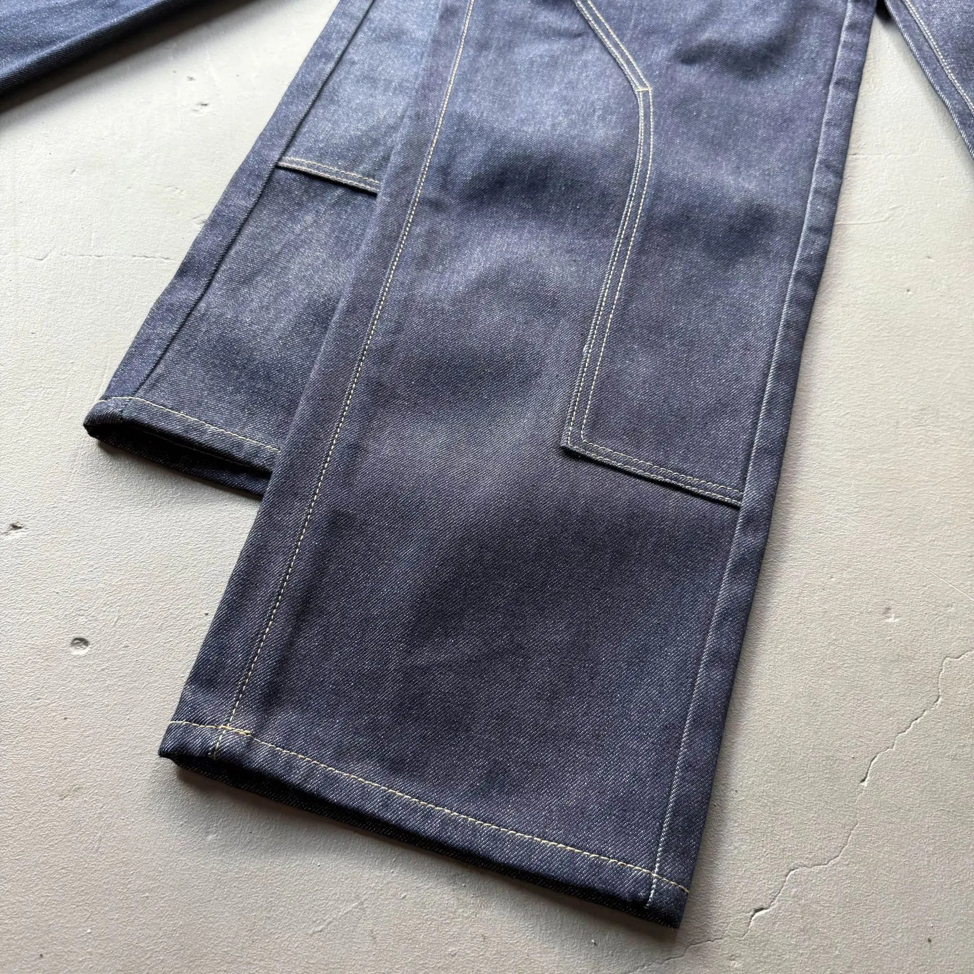 White Statement Straight-Leg Jeans
