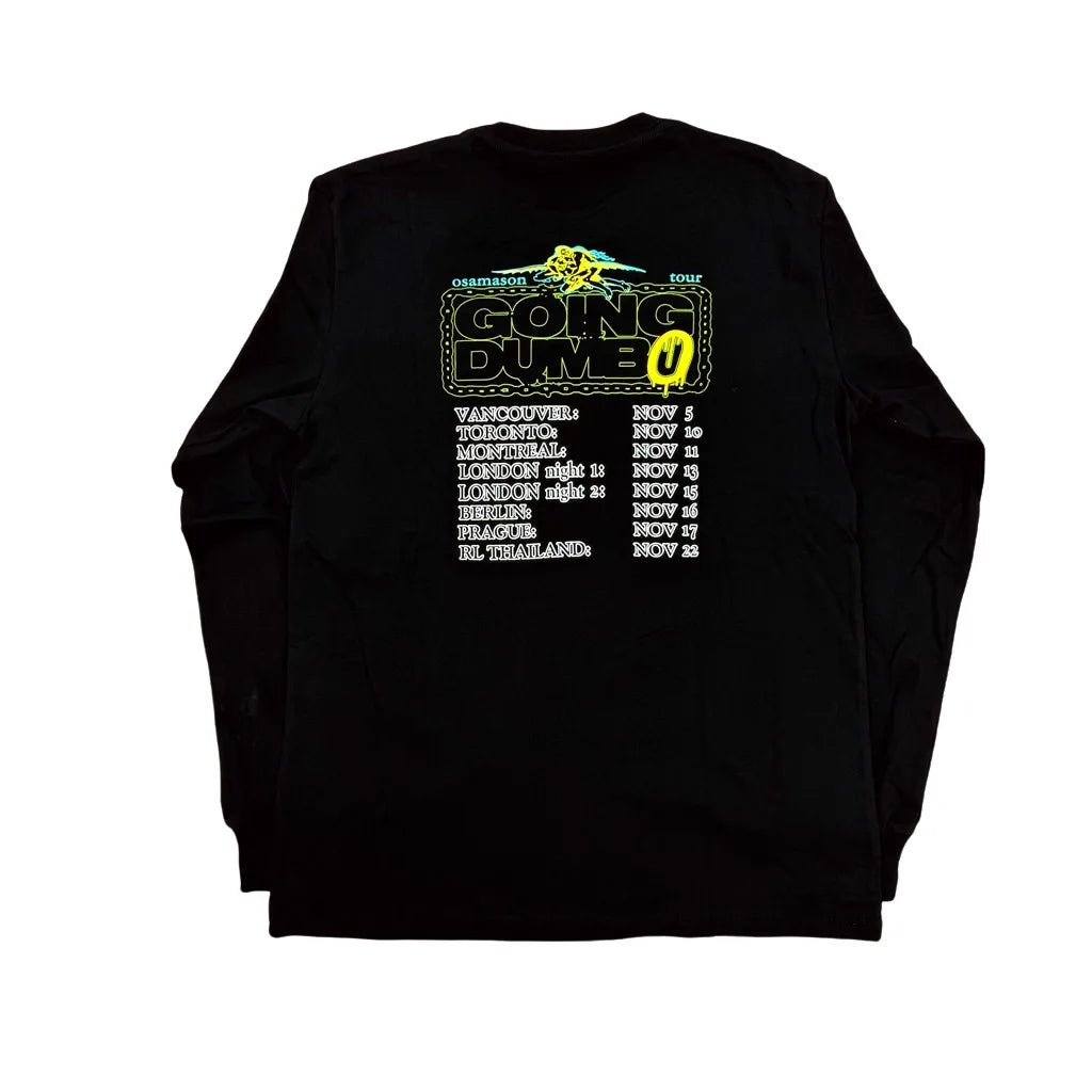 Black Jump Out Human Graphic Tee