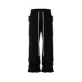 Black Tactical Bold Artwork Cargo Pants