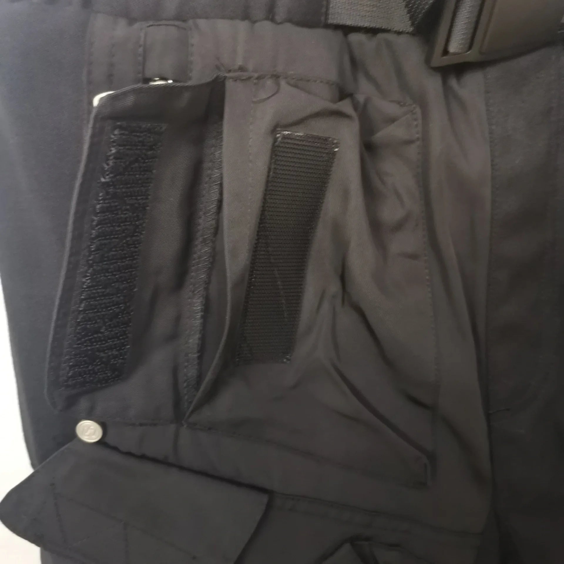 Black Sports Functional Cargo Pants