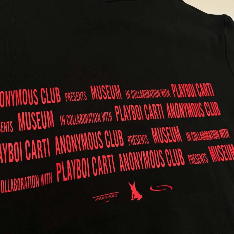 Red Anonymous Graphic Hoodie