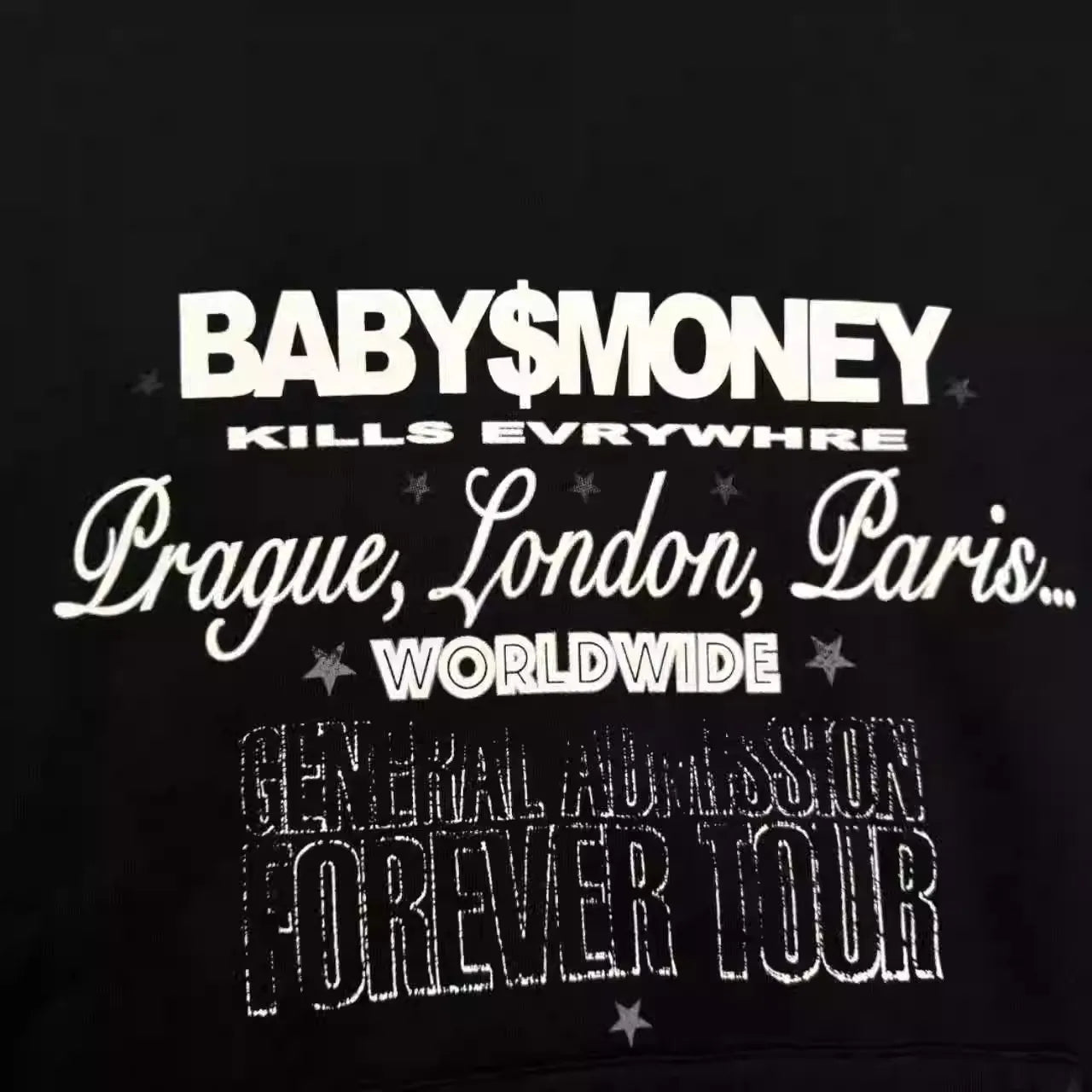 Black Baby Forever Graphic Hoodie