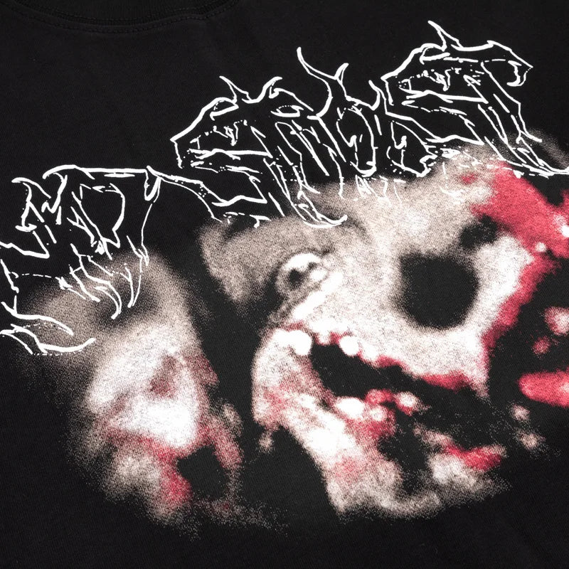 Black Destory Lonely Stylist Graphic Tee