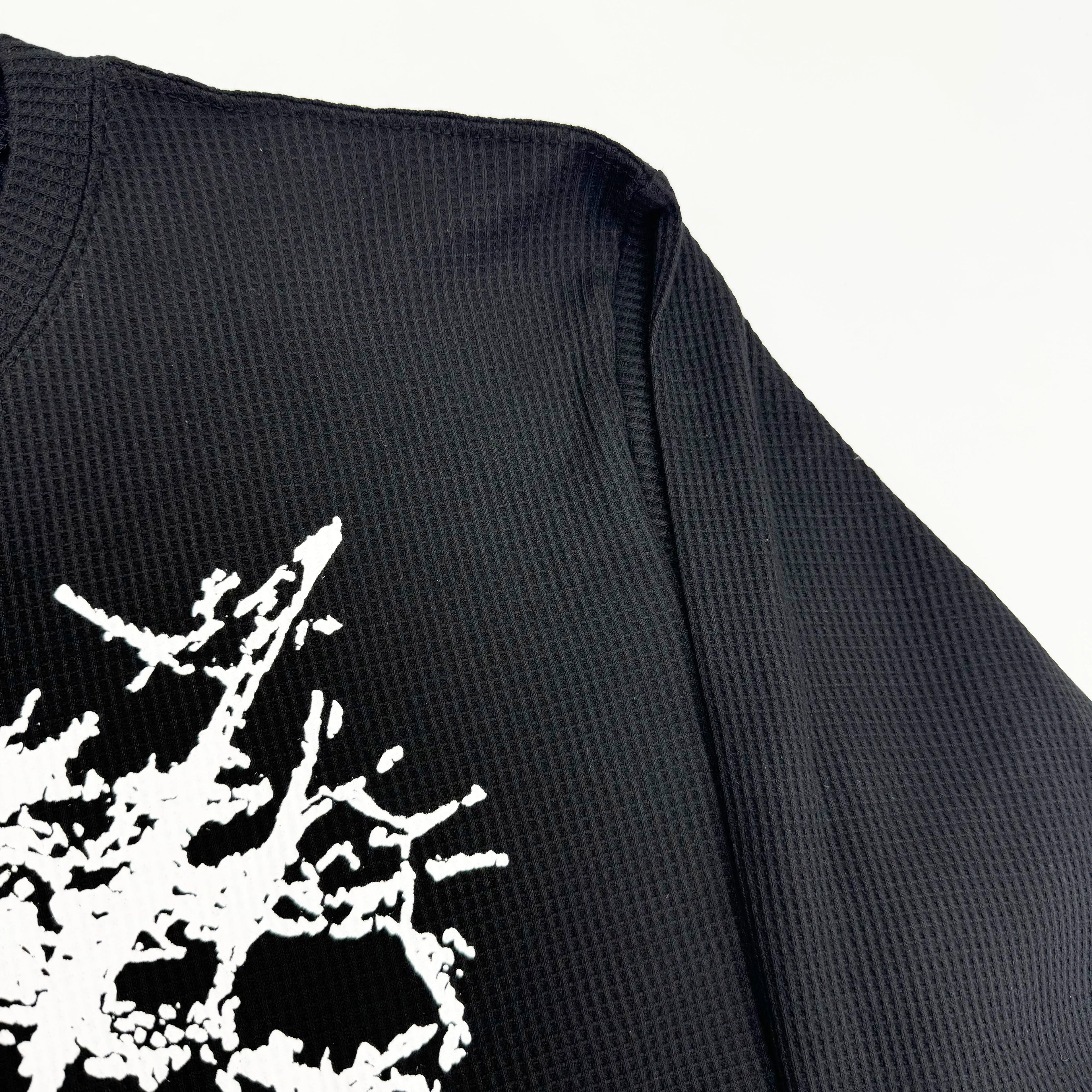 Black Statement Retro Lettering Graphic Tee