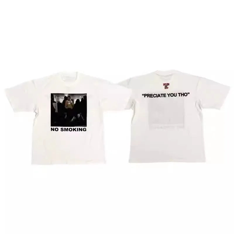 Black Smoking Preciate Graphic Tee