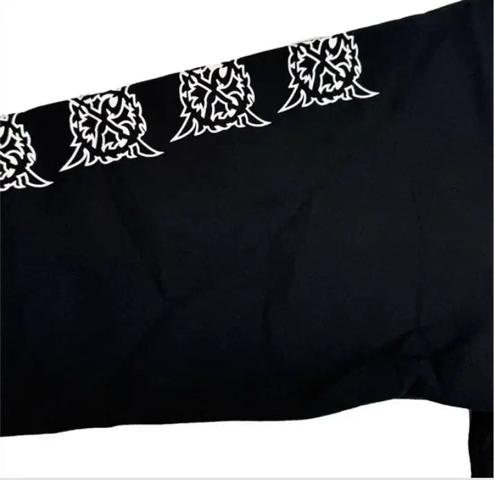 Black Hate Bold Artwork Graphic Hoodie