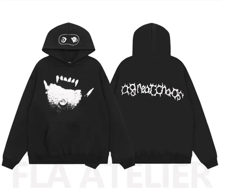 Black Vamp Graphic Hoodie