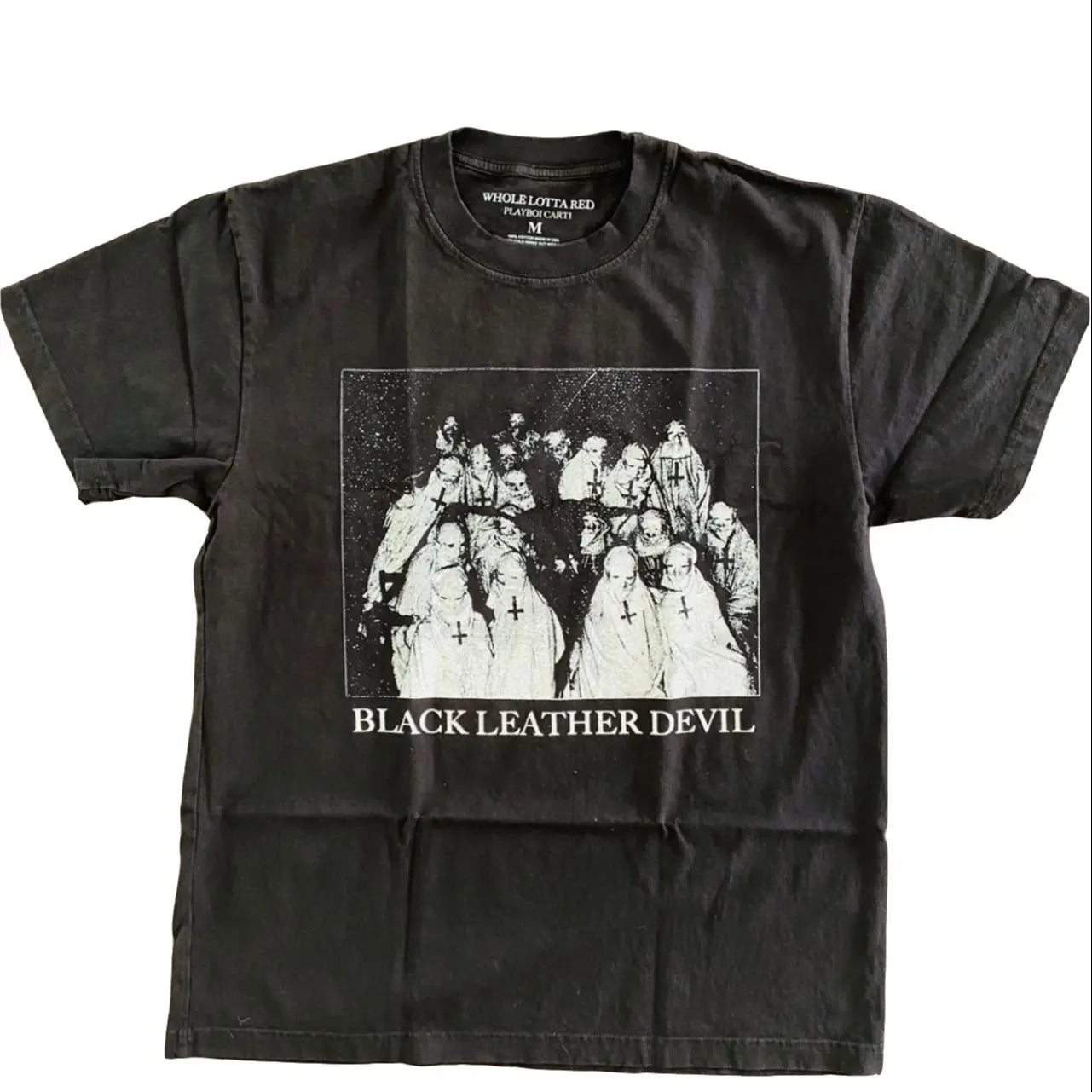 Black Distressed Graphic Tee