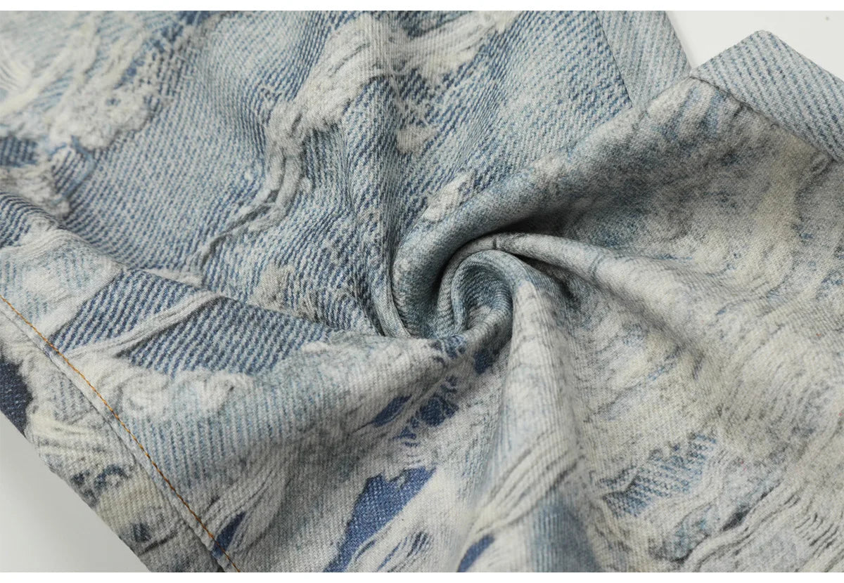 Beige Ink Anniversary Straight-Leg Jeans