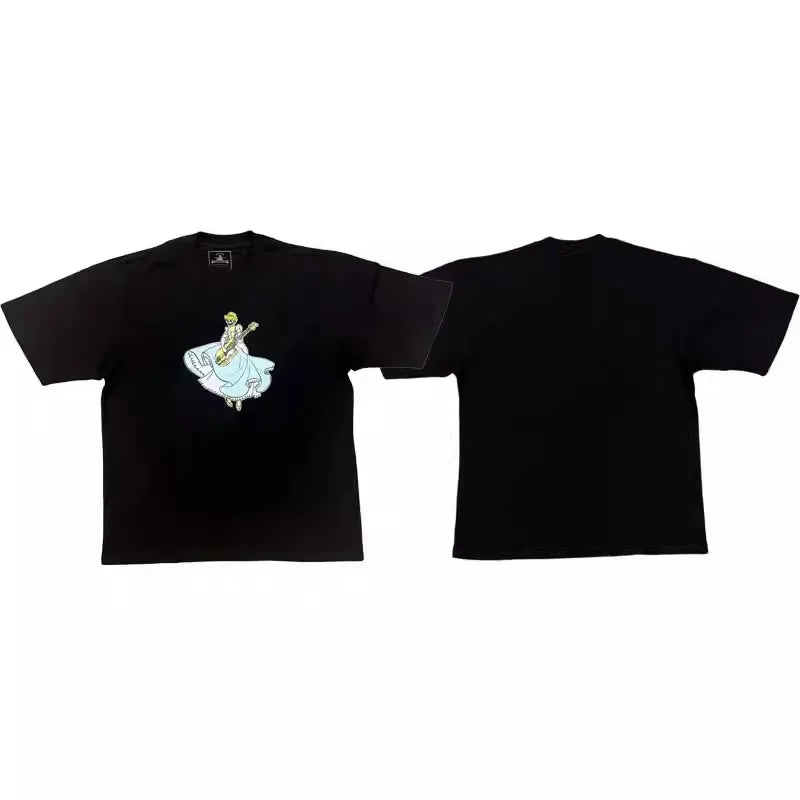 Black Skull Duck Graphic Tee