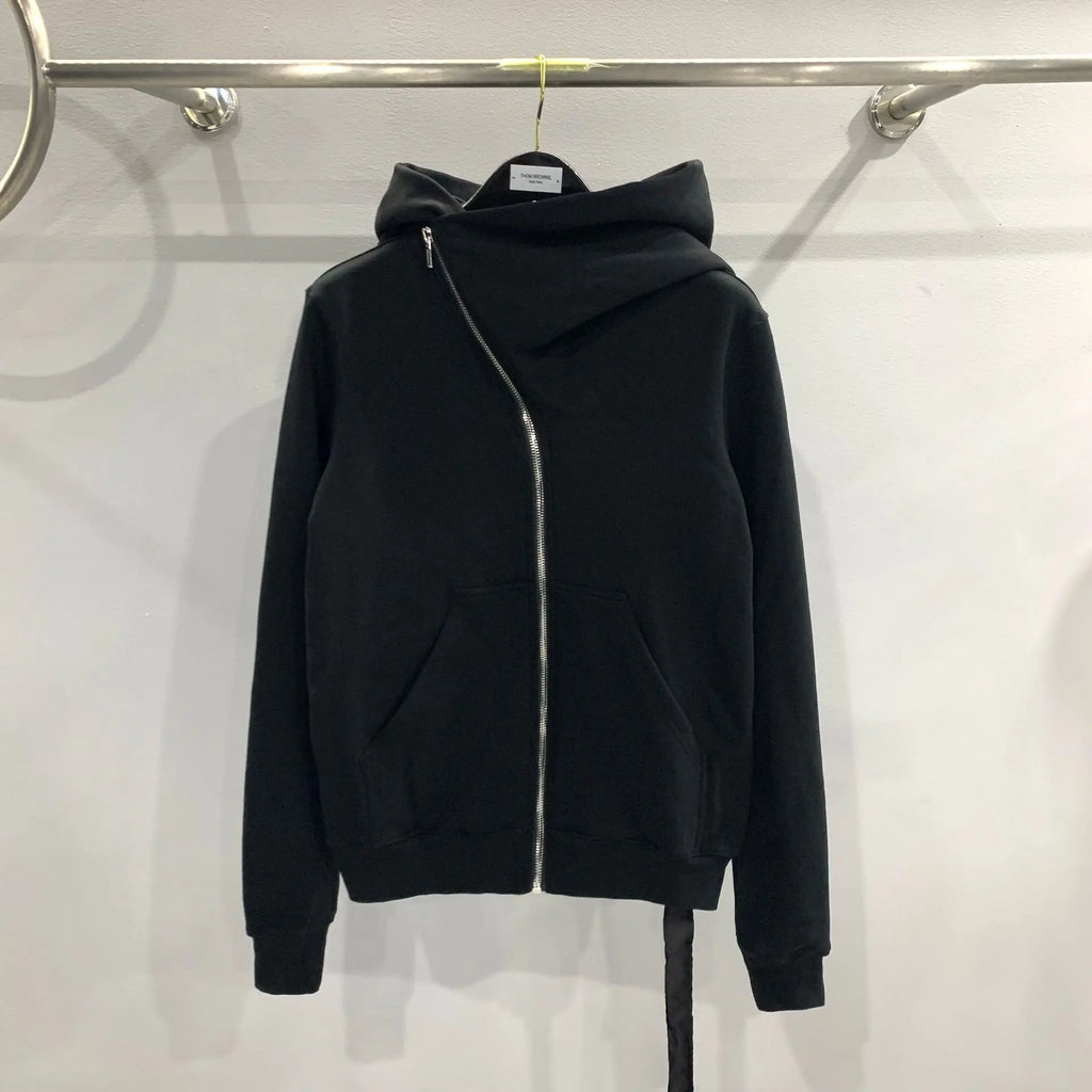 Beige Wizard Graphic Zip Hoodie