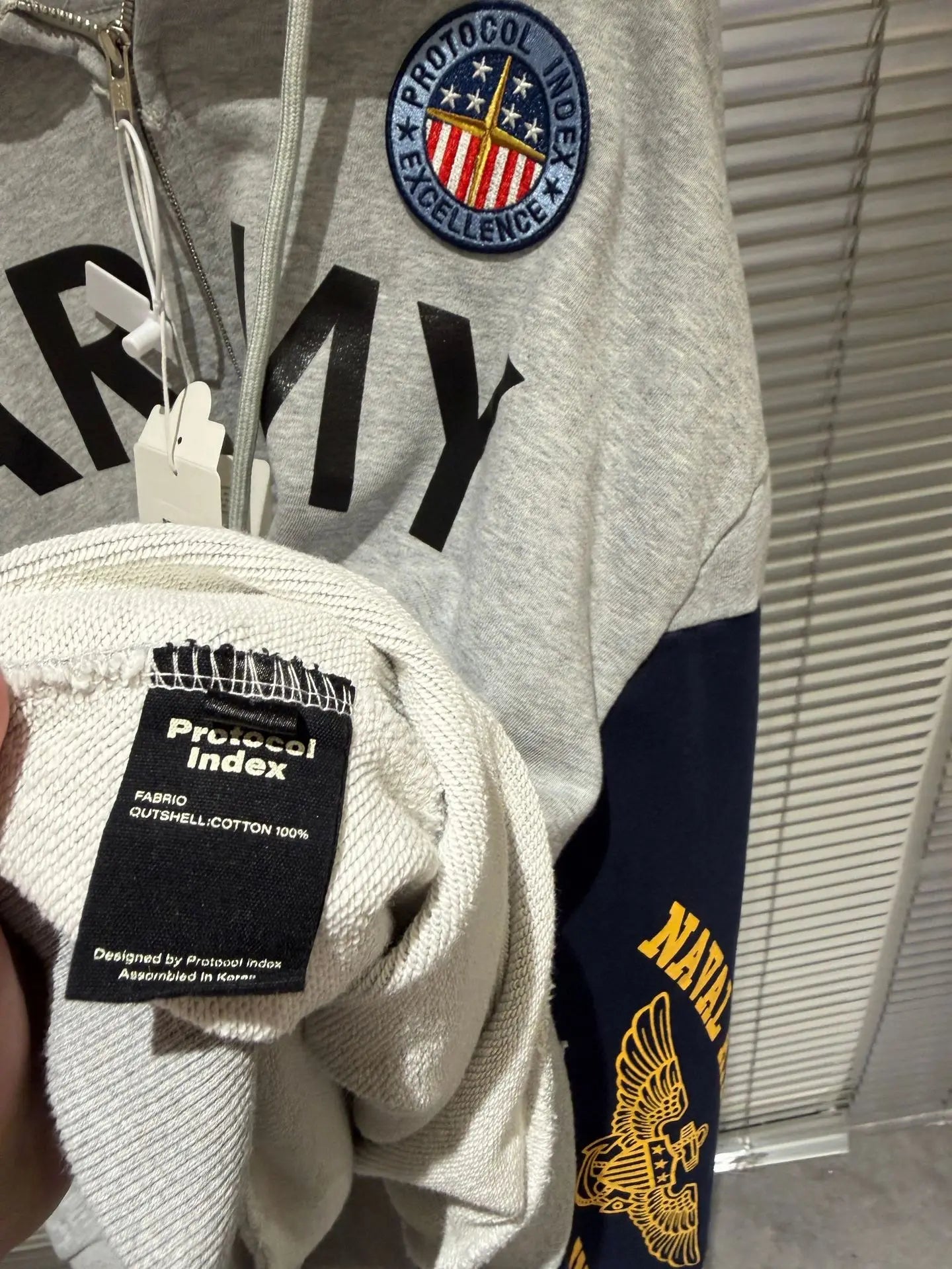 White Army Graphic Hoodie