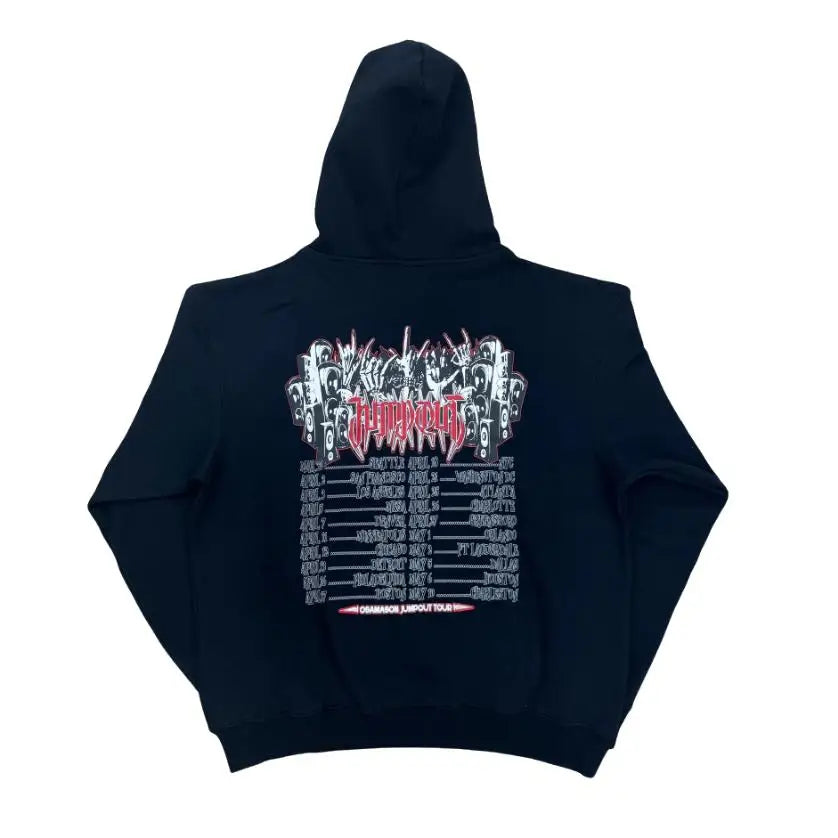 Black Jumpout Let Die Graphic Hoodie