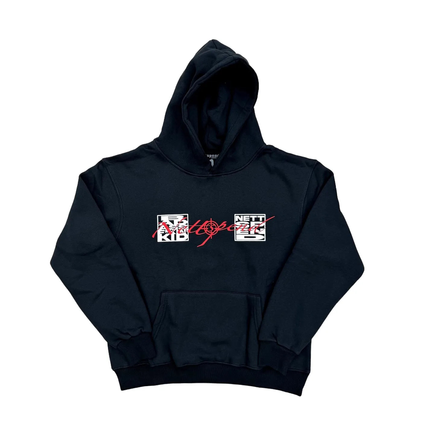Black Hot Invert North Graphic Hoodie