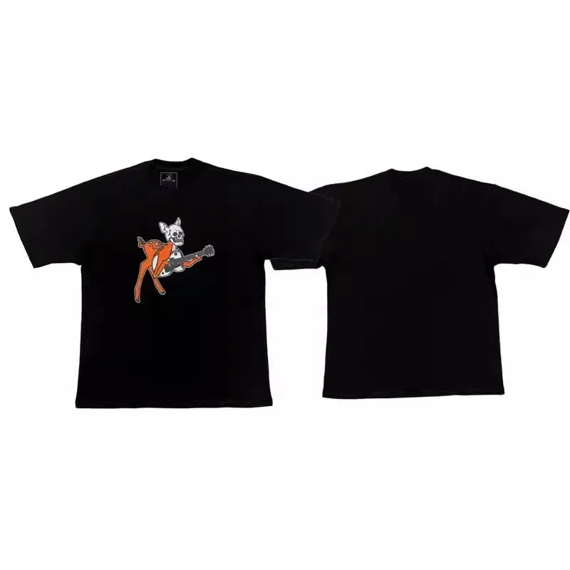 Black Skull Duck Graphic Tee